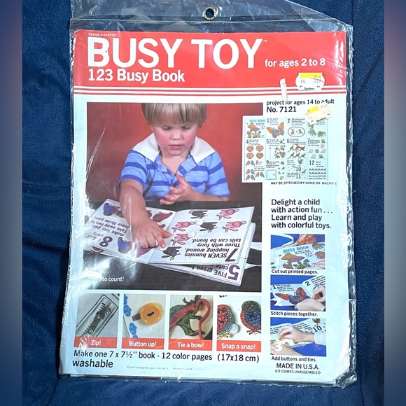 5 Vintage Unopened Kid’s Craft Projects 1970s - Picture 10 of 11